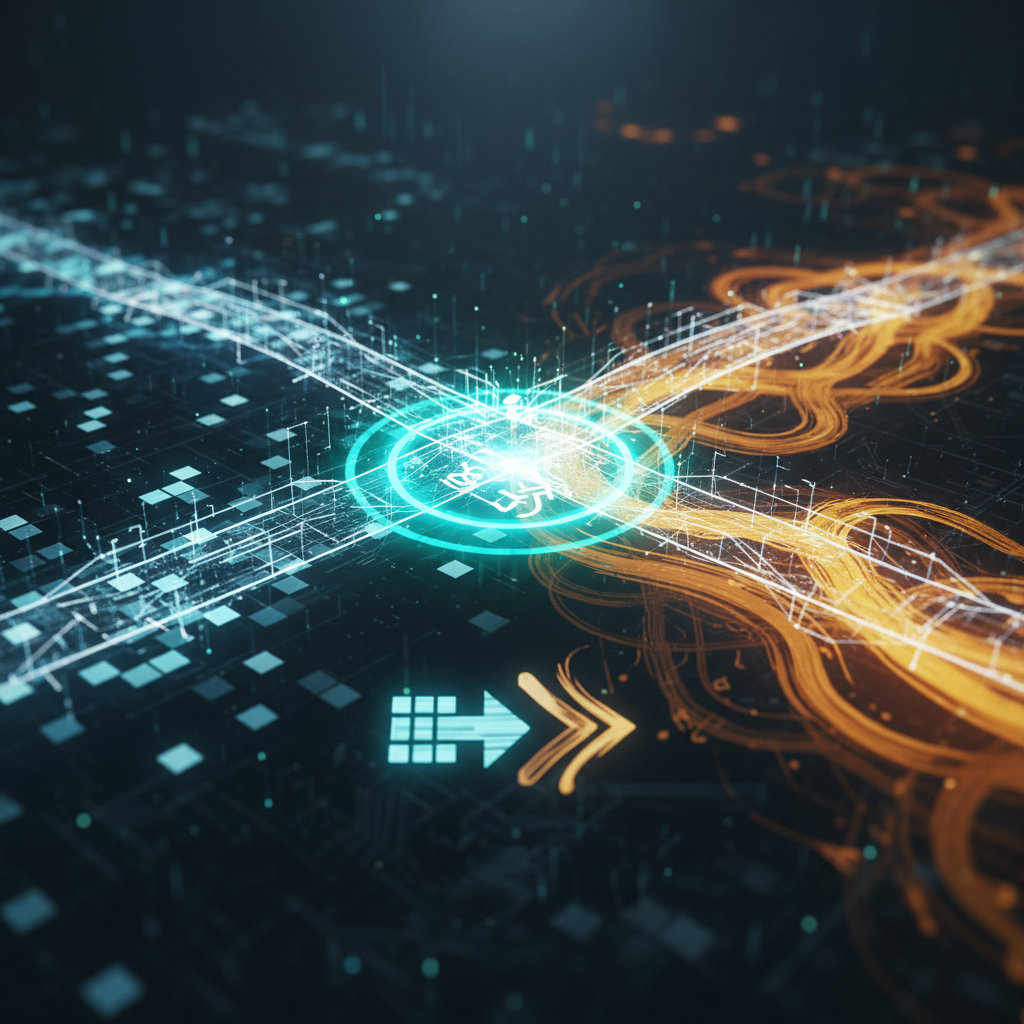 Graphic representation of the Unicode to AMS Calligraphy Converter process flow.
