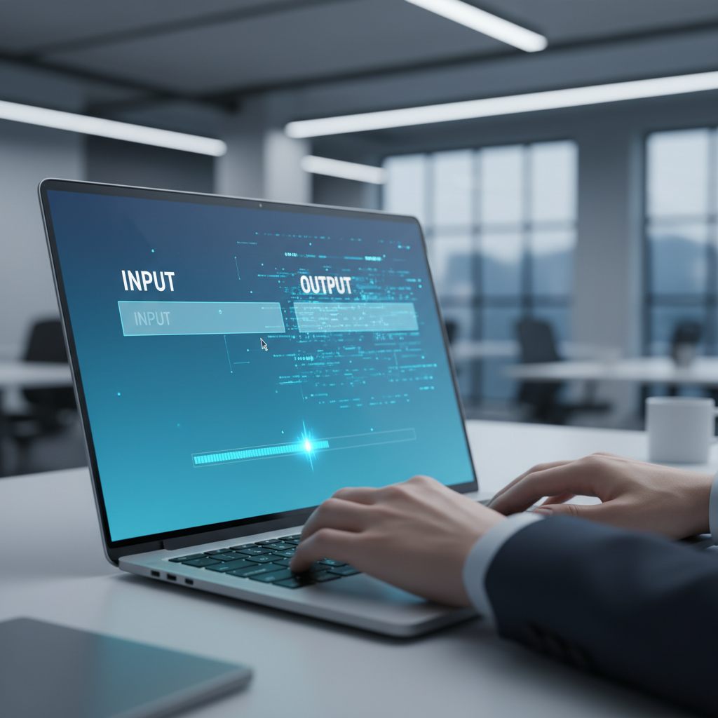 User interacting with the online font conversion tool.