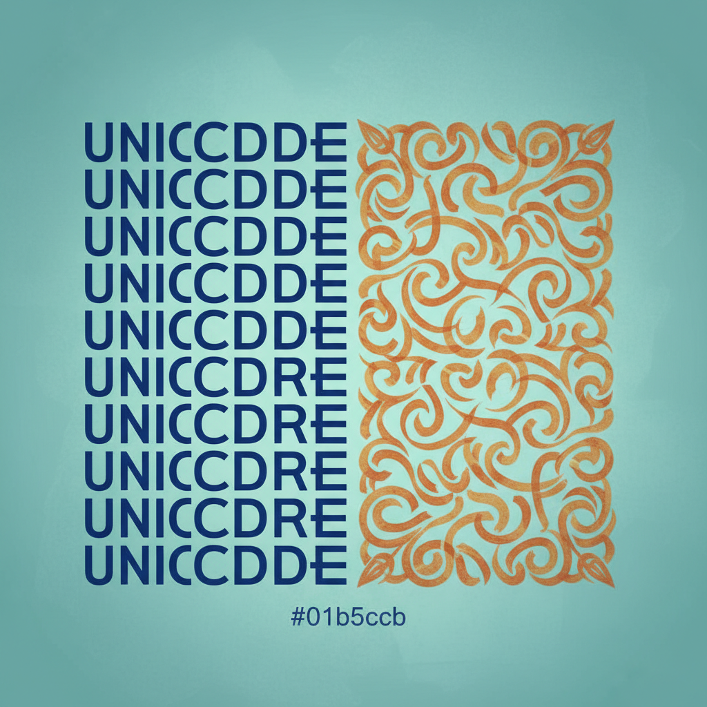 The visual difference between standard Unicode text and stylized DV Alankar font output.