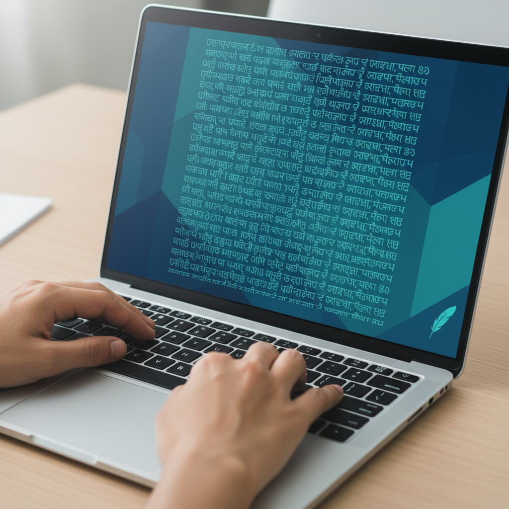 A professional editor successfully using a converter for Marathi DTP tasks.