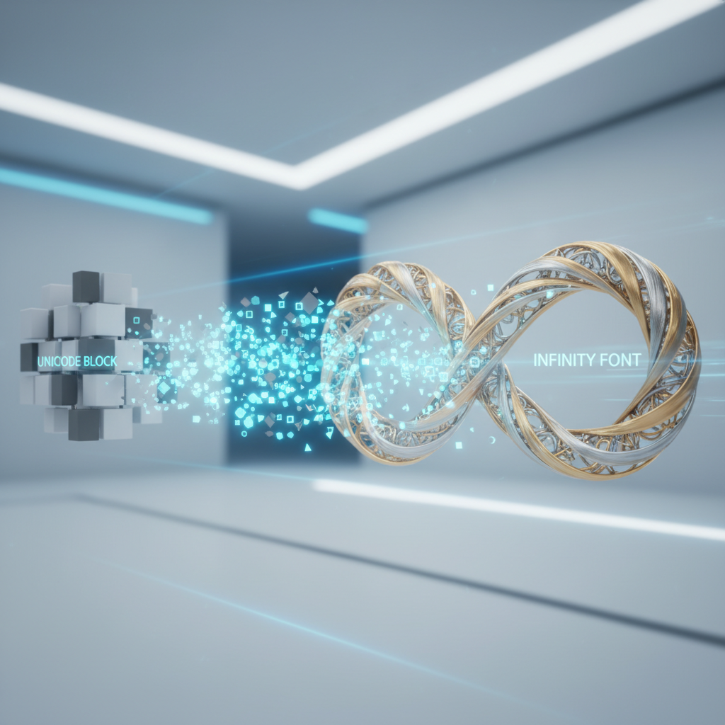 Understanding character encoding differences in the font conversion process.