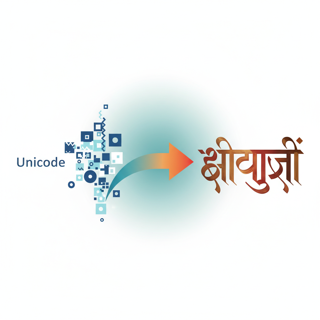 युनिकोड ते शिवाजी फॉन्ट कनव्हर्टर: मराठी आणि हिंदी टायपिंगची सोपी पद्धत