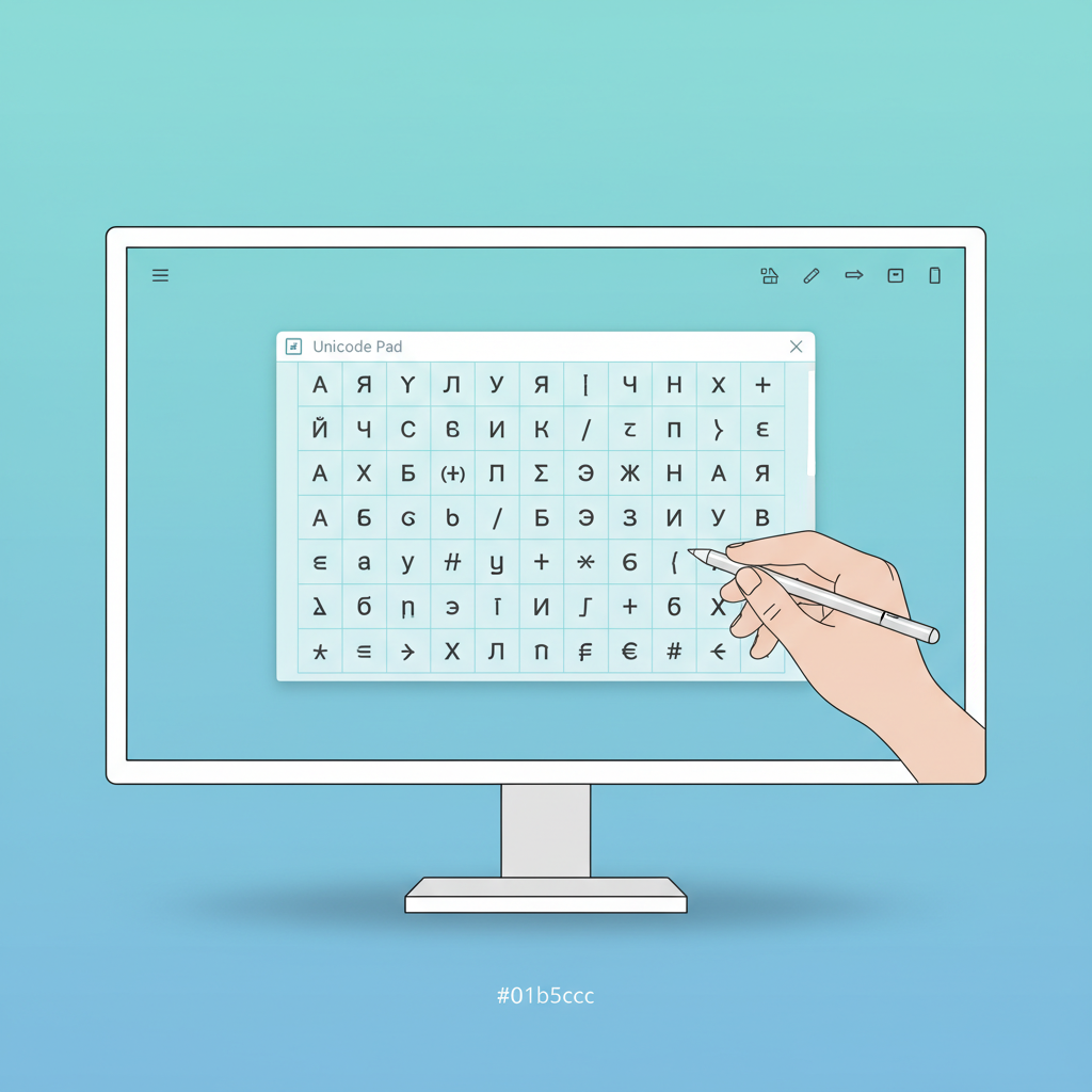 Unicode Pad: Simplifying Special Character Input for Digital Content
