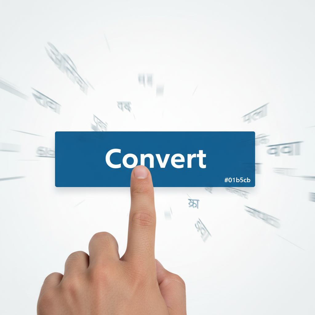 User initiating the Unicode to AMS Converter process.