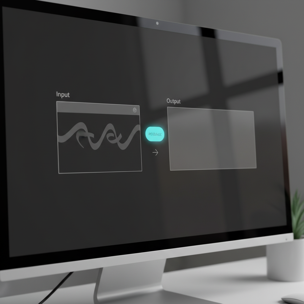Screen view showing a specialized software interface for Marathi font conversion.