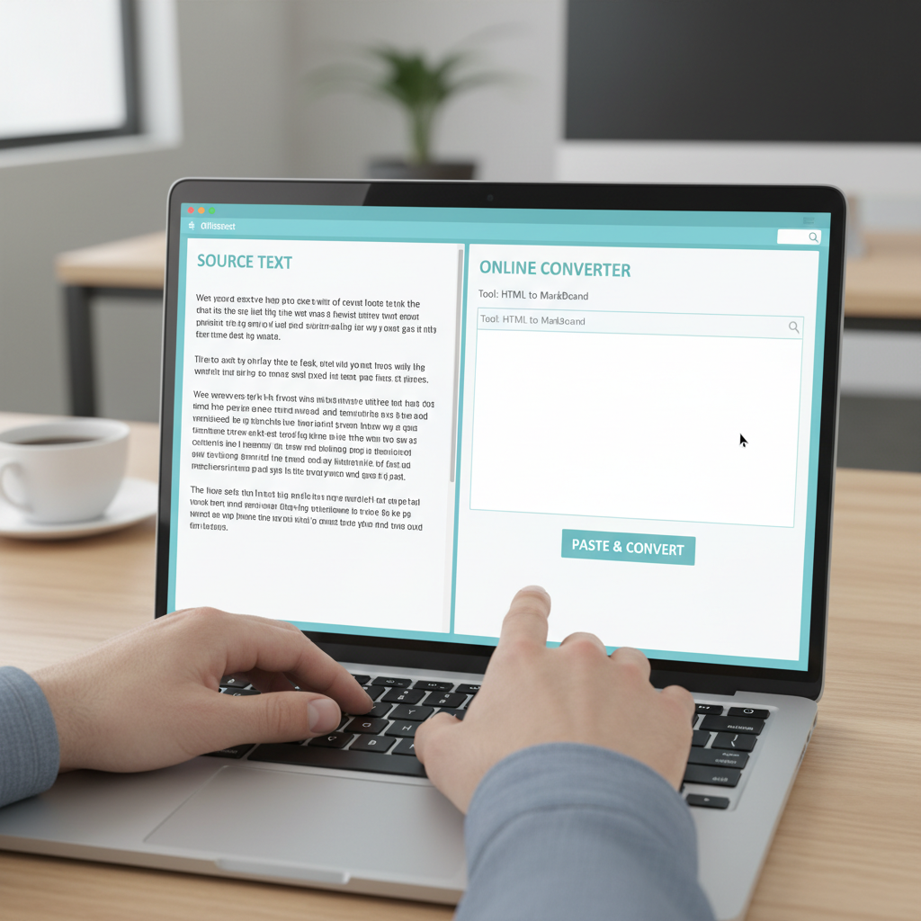 यूनिकोड से डीवीबी-टीटी सुरेश फॉन्ट कन्वर्टर टूल का उपयोग करते हुए व्यक्ति।