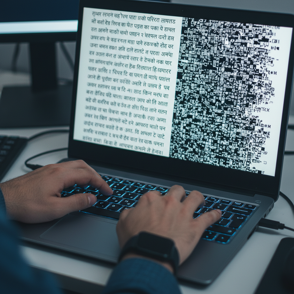 मराठी भाषेतील युनिकोड ते डीजी कनवर्टर वापरण्याची पद्धत