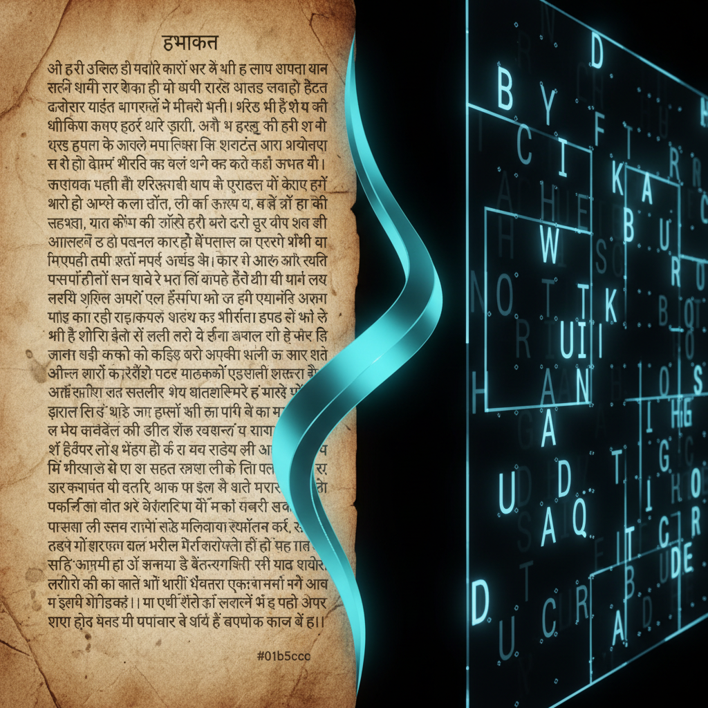 युनिकोड आणि पारंपरिक मराठी फॉन्टमधील (वॉकमन चाणक्य) फरक स्पष्ट करणारे चित्र.