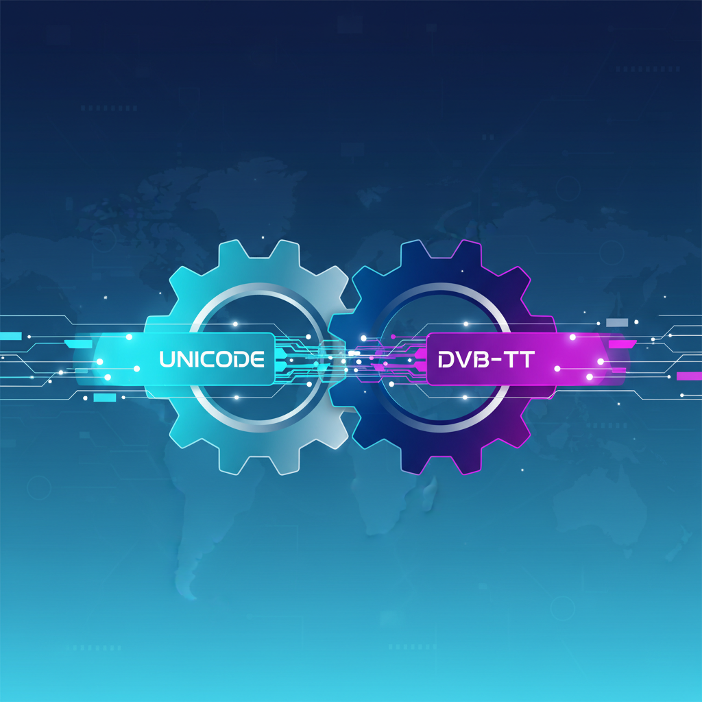 डेटा कंपैटिबिलिटी और फॉन्ट एन्कोडिंग का ग्राफिक चित्रण